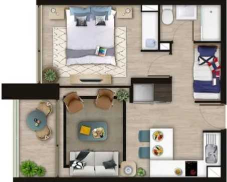 Departamento en Venta en Pucón miniatura 17